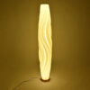 LEDTM® CERULEAN 02312 Μοντέρνο Επιδαπέδιο Φωτιστικό με Ντουί 1 x E27 AC 220-240V IP20 - Μπεζ & Λευκό - Μ30 x Π30 x Υ155cm - Image 3