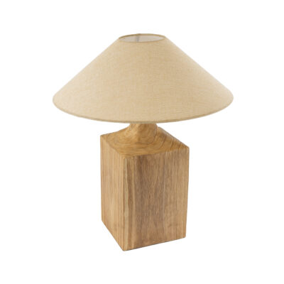 Alternative view of LEDTM® LAFRONTERA 02313 Boho Επιτραπέζιο Φωτιστικό Πορτατίφ με Ντουί 1 x E27 AC 220-240V IP20 - Μπεζ - Μ50 x Μ50 x Υ60cm