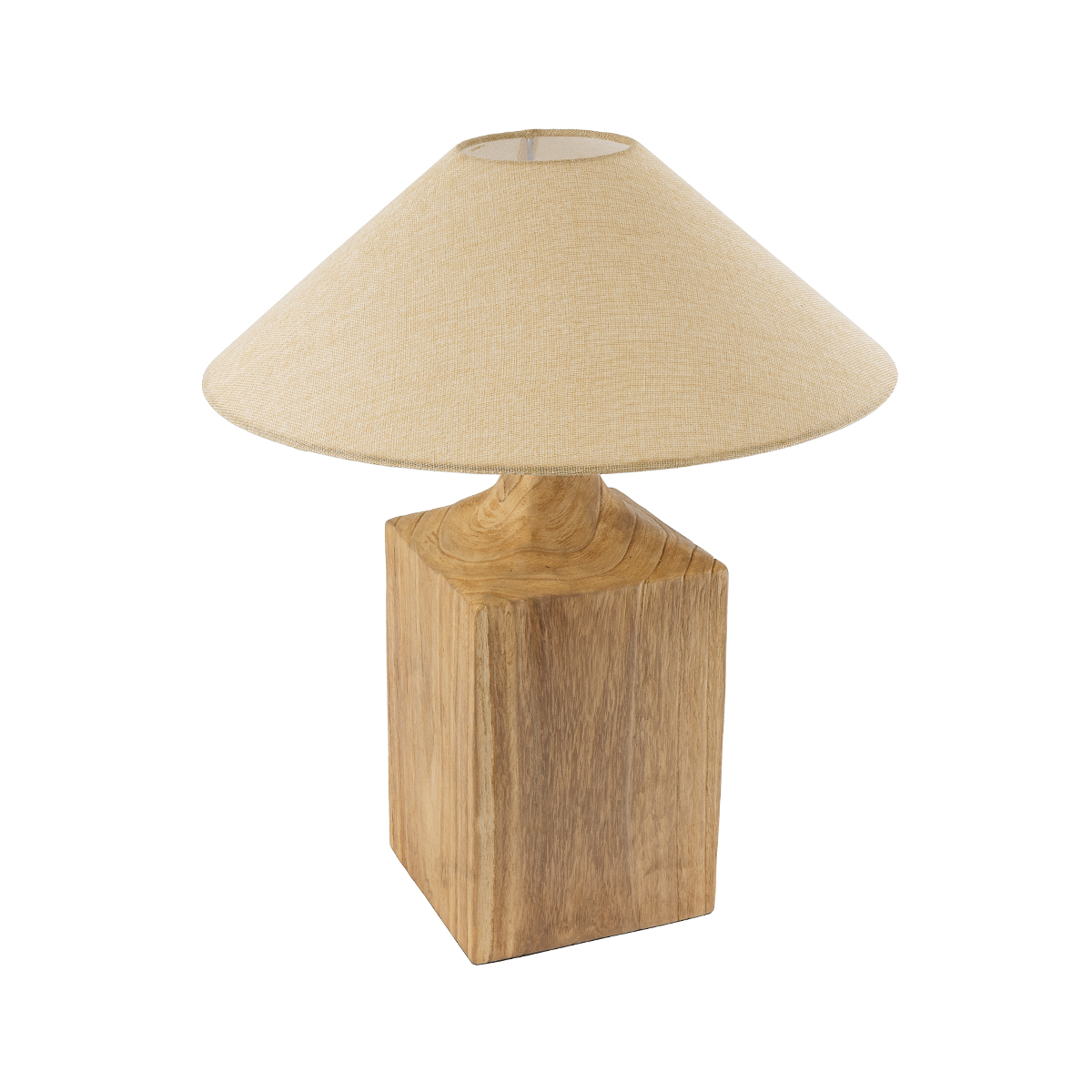 LEDTM® LAFRONTERA 02313 Boho Επιτραπέζιο Φωτιστικό Πορτατίφ με Ντουί 1 x E27 AC 220-240V IP20 - Μπεζ - Μ50 x Μ50 x Υ60cm - Image 2