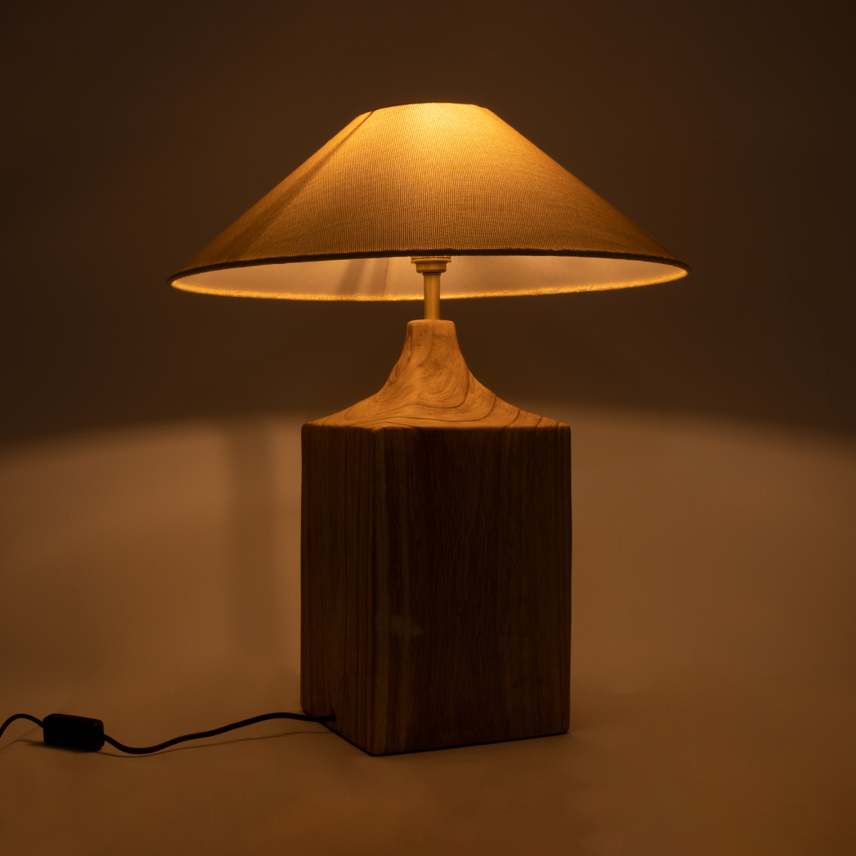 LEDTM® LAFRONTERA 02313 Boho Επιτραπέζιο Φωτιστικό Πορτατίφ με Ντουί 1 x E27 AC 220-240V IP20 - Μπεζ - Μ50 x Μ50 x Υ60cm - Image 8