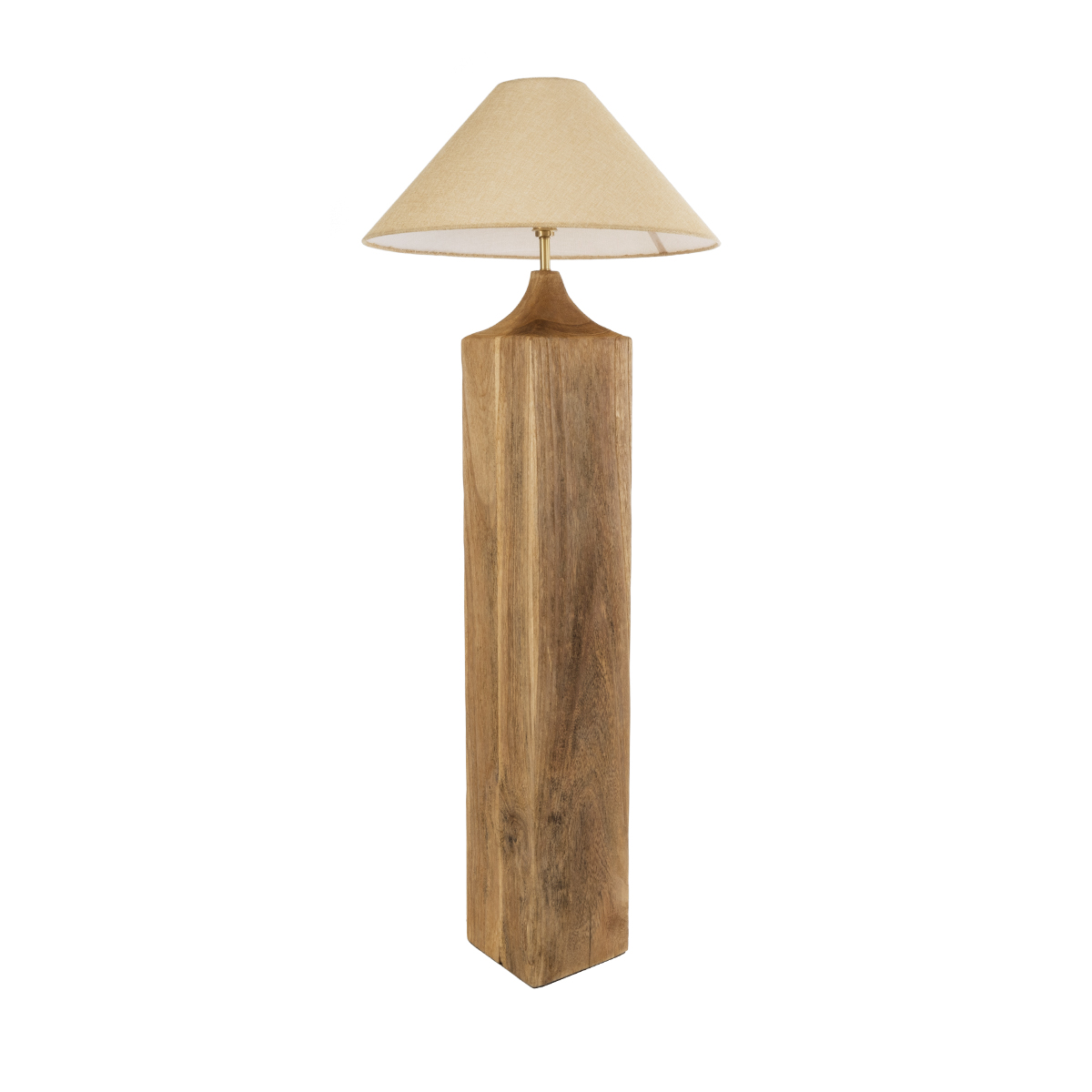 LEDTM® LAFRONTERA 02314 Boho Επιδαπέδιο Φωτιστικό με Ντουί 1 x E27 AC 220-240V IP20 - Καφέ & Μπεζ - Μ55 x Π55 x Υ140cm - Image 2