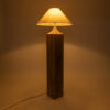 LEDTM® LAFRONTERA 02314 Boho Επιδαπέδιο Φωτιστικό με Ντουί 1 x E27 AC 220-240V IP20 - Καφέ & Μπεζ - Μ55 x Π55 x Υ140cm - Image 3