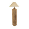LEDTM® LAFRONTERA 02314 Boho Επιδαπέδιο Φωτιστικό με Ντουί 1 x E27 AC 220-240V IP20 - Καφέ & Μπεζ - Μ55 x Π55 x Υ140cm - Image 4
