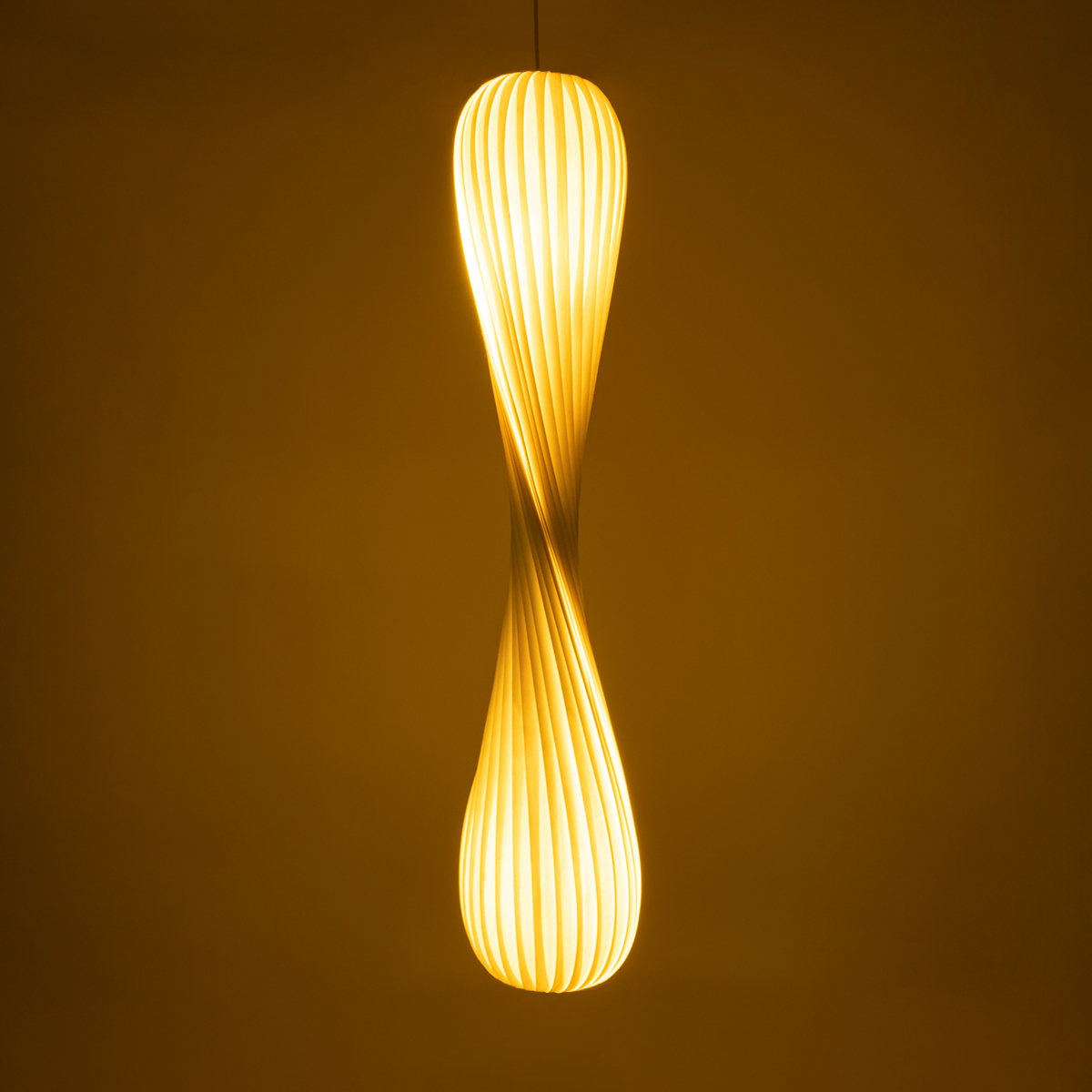 LEDTM® PRAIA 02317 Μοντέρνο Κρεμαστό Φωτιστικό Οροφής με Ντουί 2 x E27 AC 220-240V IP20 - Μπεζ & Λευκό - Μ25 x Π25 x Υ145cm - Image 3