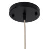 LEDTM® PRAIA 02317 Μοντέρνο Κρεμαστό Φωτιστικό Οροφής με Ντουί 2 x E27 AC 220-240V IP20 - Μπεζ & Λευκό - Μ25 x Π25 x Υ145cm - Image 9