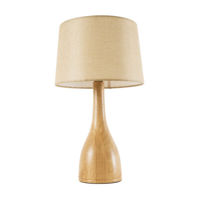 Alternative view of LEDTM® BERKBAY 02319 Boho Επιτραπέζιο Φωτιστικό Πορτατίφ με Ντουί 1 x E27 AC 220-240V IP20 - Μπεζ - Μ32 x Π32 x Υ55cm
