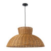 LEDTM® MALABO 02328 Boho Κρεμαστό Φωτιστικό Οροφής με Ντουί 1 x E27 AC 220-240V IP20 - Καφέ - Μ60 x Π60 x Υ31cm - Image 4