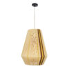 LEDTM® SALERNO 02334 Boho Κρεμαστό Φωτιστικό Οροφής με Ντουί 1 x E27 AC 220-240V IP20 - Μπεζ & Καφέ - Μ50 x Π50 x Υ60cm - Image 4