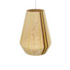 LEDTM® SALERNO 02334 Boho Κρεμαστό Φωτιστικό Οροφής με Ντουί 1 x E27 AC 220-240V IP20 - Μπεζ & Καφέ - Μ50 x Π50 x Υ60cm - Image 7