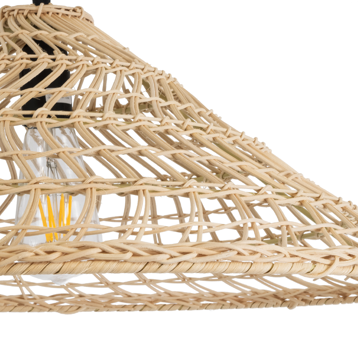 LEDTM® KAIA 02346 Boho Κρεμαστό Φωτιστικό Οροφής με Ντουί 1 x E27 AC 220-240V IP20 - Μπεζ - Μ60 x Π60 x Υ20cm - Image 9