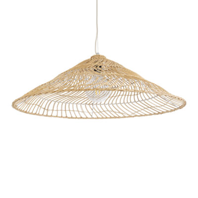 Alternative view of LEDTM® KAIA 02347 Boho Κρεμαστό Φωτιστικό Οροφής με Ντουί 1 x E27 AC 220-240V IP20 - Μπεζ - Μ80 x Π80 x Υ26cm