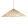 LEDTM® KAIA 02347 Boho Κρεμαστό Φωτιστικό Οροφής με Ντουί 1 x E27 AC 220-240V IP20 - Μπεζ - Μ80 x Π80 x Υ26cm - Image 5