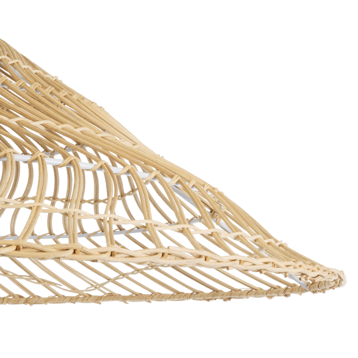 LEDTM® KAIA 02347 Boho Κρεμαστό Φωτιστικό Οροφής με Ντουί 1 x E27 AC 220-240V IP20 - Μπεζ - Μ80 x Π80 x Υ26cm - Image 8