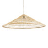 LEDTM® KAIA 02348 Boho Κρεμαστό Φωτιστικό Οροφής με Ντουί 1 x E27 AC 220-240V IP20 - Μπεζ - Μ100 x Π100 x Υ30cm - Image 2