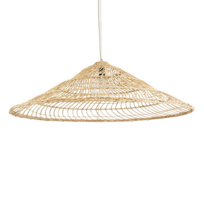 Alternative view of LEDTM® KAIA 02348 Boho Κρεμαστό Φωτιστικό Οροφής με Ντουί 1 x E27 AC 220-240V IP20 - Μπεζ - Μ100 x Π100 x Υ30cm
