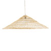 LEDTM® KAIA 02348 Boho Κρεμαστό Φωτιστικό Οροφής με Ντουί 1 x E27 AC 220-240V IP20 - Μπεζ - Μ100 x Π100 x Υ30cm - Image 5