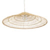 LEDTM® KAIA 02348 Boho Κρεμαστό Φωτιστικό Οροφής με Ντουί 1 x E27 AC 220-240V IP20 - Μπεζ - Μ100 x Π100 x Υ30cm - Image 6