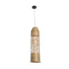 LEDTM® WAIKIKI 02350 Boho Κρεμαστό Φωτιστικό Οροφής με Ντουί 1 x E27 AC 220-240V IP20 - Μπεζ - Μ20 x Π20 x Υ80cm - Image 4