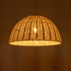 LEDTM® MONTANA 02378 Boho Κρεμαστό Φωτιστικό Οροφής με Ντουί 1 x E27 AC 220-240V IP20 - Μπεζ - Μ50 x Π50 x Υ25cm - Image 3