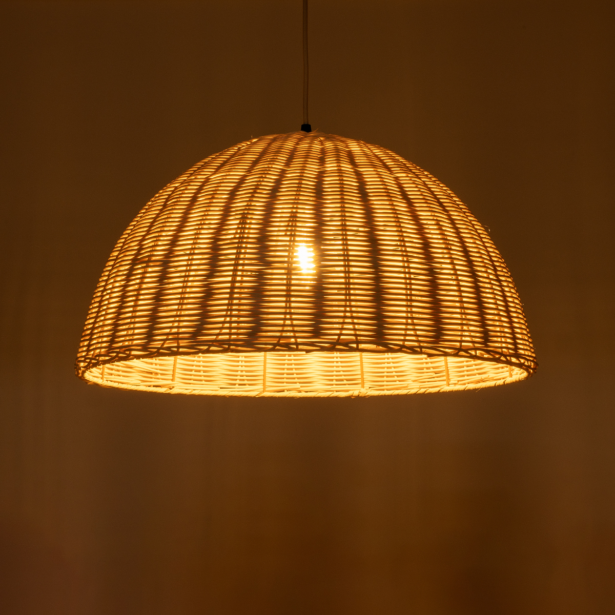 LEDTM® MONTANA 02378 Boho Κρεμαστό Φωτιστικό Οροφής με Ντουί 1 x E27 AC 220-240V IP20 - Μπεζ - Μ50 x Π50 x Υ25cm - Image 3