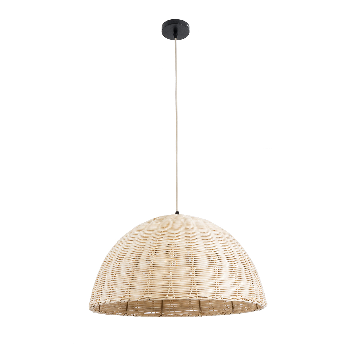 LEDTM® MONTANA 02378 Boho Κρεμαστό Φωτιστικό Οροφής με Ντουί 1 x E27 AC 220-240V IP20 - Μπεζ - Μ50 x Π50 x Υ25cm - Image 4