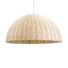 LEDTM® MONTANA 02379 Boho Κρεμαστό Φωτιστικό Οροφής με Ντουί 1 x E27 AC 220-240V IP20 - Μπεζ - Μ80 x Π80 x Υ40cm - Image 2