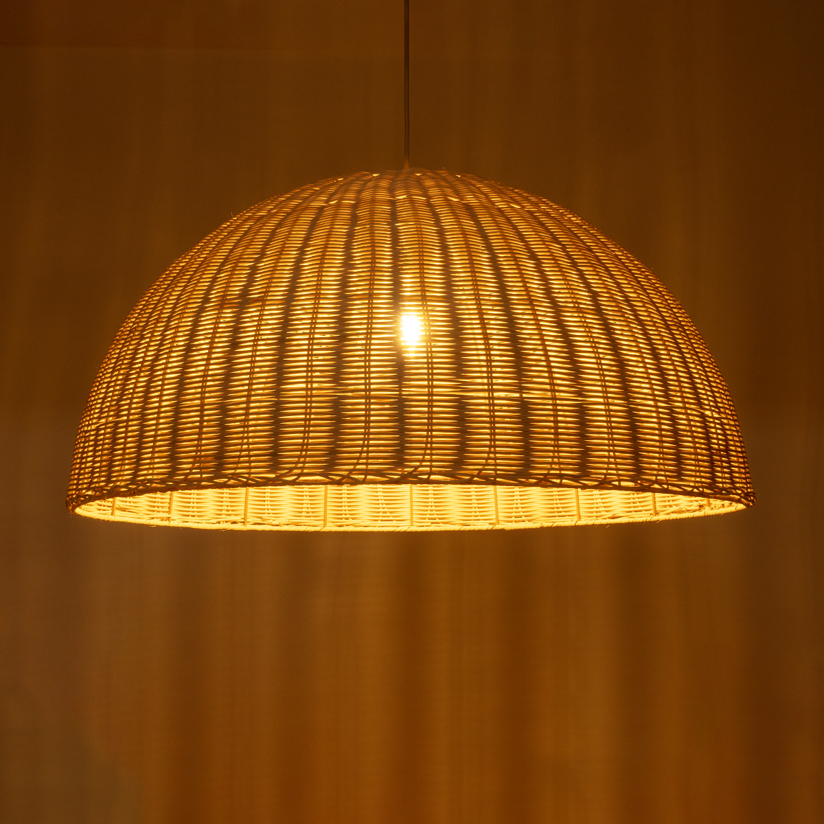LEDTM® MONTANA 02379 Boho Κρεμαστό Φωτιστικό Οροφής με Ντουί 1 x E27 AC 220-240V IP20 - Μπεζ - Μ80 x Π80 x Υ40cm - Image 3
