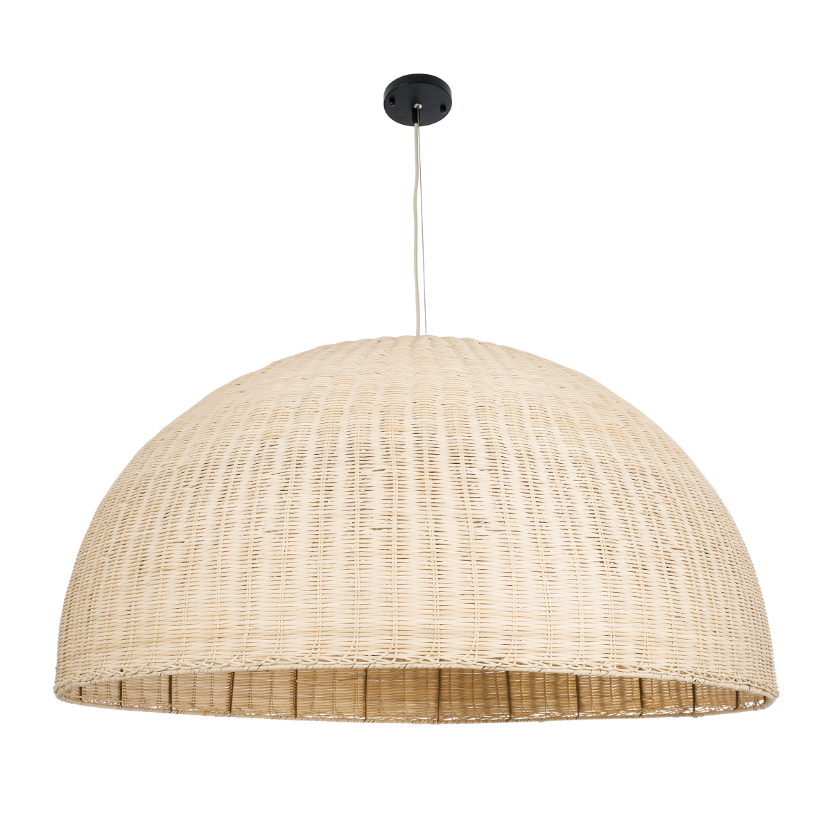LEDTM® MONTANA 02380 Boho Κρεμαστό Φωτιστικό Οροφής με Ντουί 1 x E27 AC 220-240V IP20 - Μπεζ - Μ120 x Π120 x Υ60cm - Image 4