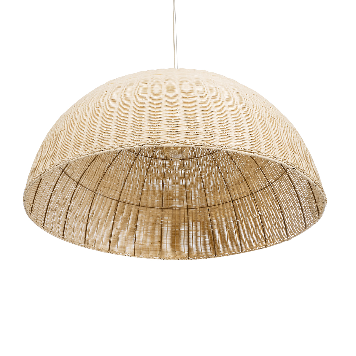 LEDTM® MONTANA 02380 Boho Κρεμαστό Φωτιστικό Οροφής με Ντουί 1 x E27 AC 220-240V IP20 - Μπεζ - Μ120 x Π120 x Υ60cm - Image 6