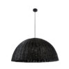 LEDTM® MONTANA 02384 Boho Κρεμαστό Φωτιστικό Οροφής με Ντουί 1 x E27 AC 220-240V IP20 - Μαύρο - Μ80 x Π80 x Υ40cm - Image 4