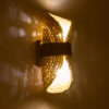 LEDTM® GUAVA 02385 Boho Φωτιστικό Τοίχου - Απλίκα με Ντουί 2 x G9 AC 220-240V IP20 - Μπεζ & Καφέ - Μ11 x Π13 x Υ30cm - Image 3