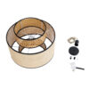 LEDTM® BRAVADO 02386 Boho Κρεμαστό Φωτιστικό Οροφής με Ντουί 1 x E27 AC 220-240V IP20 - Μπεζ - Μ40 x Π40 x Υ35cm - Image 11