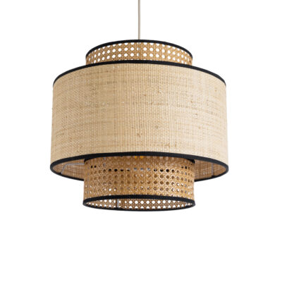 Alternative view of LEDTM® BRAVADO 02386 Boho Κρεμαστό Φωτιστικό Οροφής με Ντουί 1 x E27 AC 220-240V IP20 - Μπεζ - Μ40 x Π40 x Υ35cm