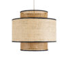 LEDTM® BRAVADO 02386 Boho Κρεμαστό Φωτιστικό Οροφής με Ντουί 1 x E27 AC 220-240V IP20 - Μπεζ - Μ40 x Π40 x Υ35cm - Image 5