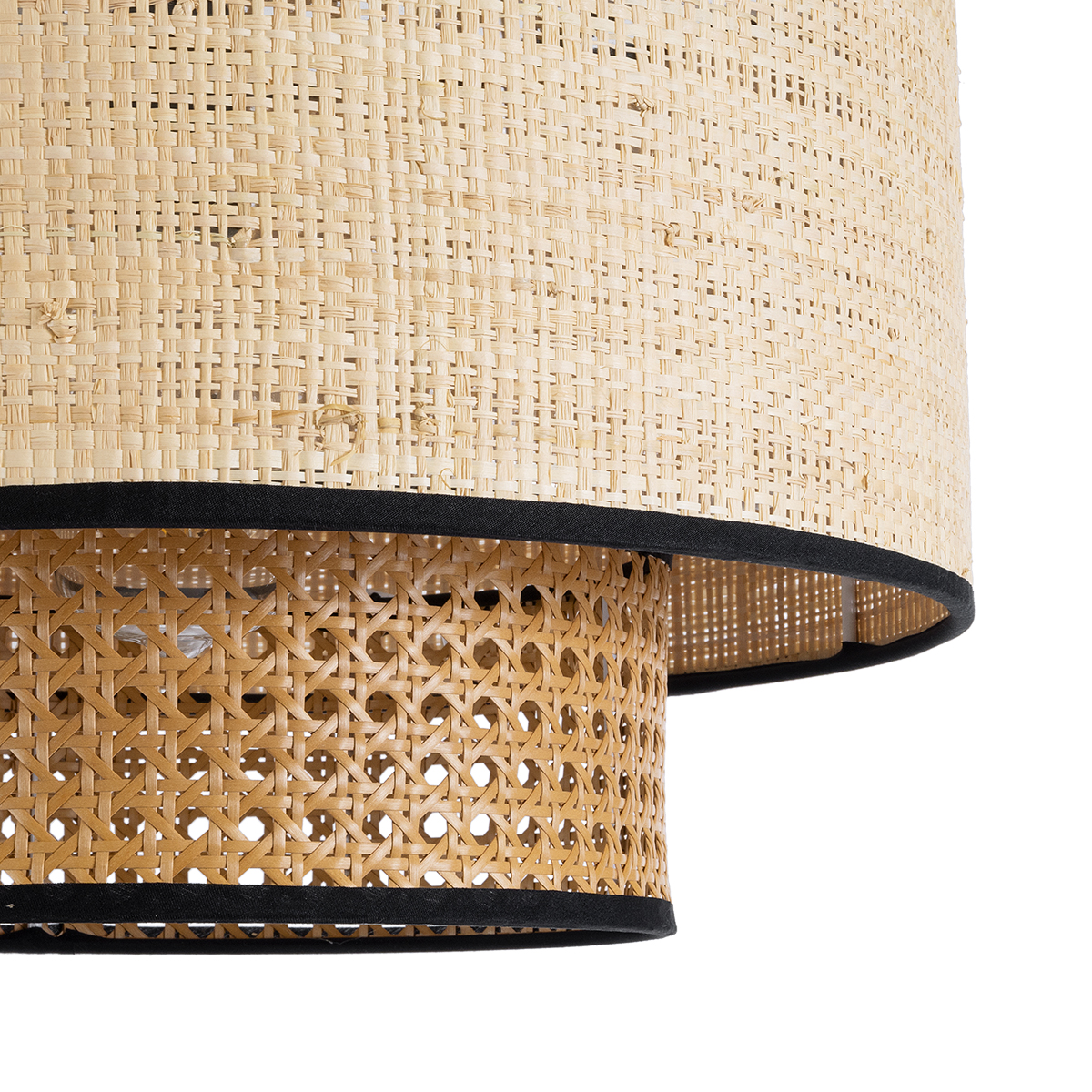 LEDTM® BRAVADO 02386 Boho Κρεμαστό Φωτιστικό Οροφής με Ντουί 1 x E27 AC 220-240V IP20 - Μπεζ - Μ40 x Π40 x Υ35cm - Image 9