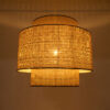 LEDTM® BRAVADO 02387 Boho Κρεμαστό Φωτιστικό Οροφής με Ντουί 1 x E27 AC 220-240V IP20 - Μπεζ - Μ70 x Π70 x Υ58cm - Image 3