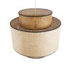 LEDTM® BRAVADO 02387 Boho Κρεμαστό Φωτιστικό Οροφής με Ντουί 1 x E27 AC 220-240V IP20 - Μπεζ - Μ70 x Π70 x Υ58cm - Image 7