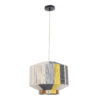 LEDTM® SALERNO 02388 Boho Κρεμαστό Φωτιστικό Οροφής με Ντουί 1 x E27 AC 220-240V IP20 - Πολύχρωμο - Μ40 x Π40 x Υ35cm - Image 4