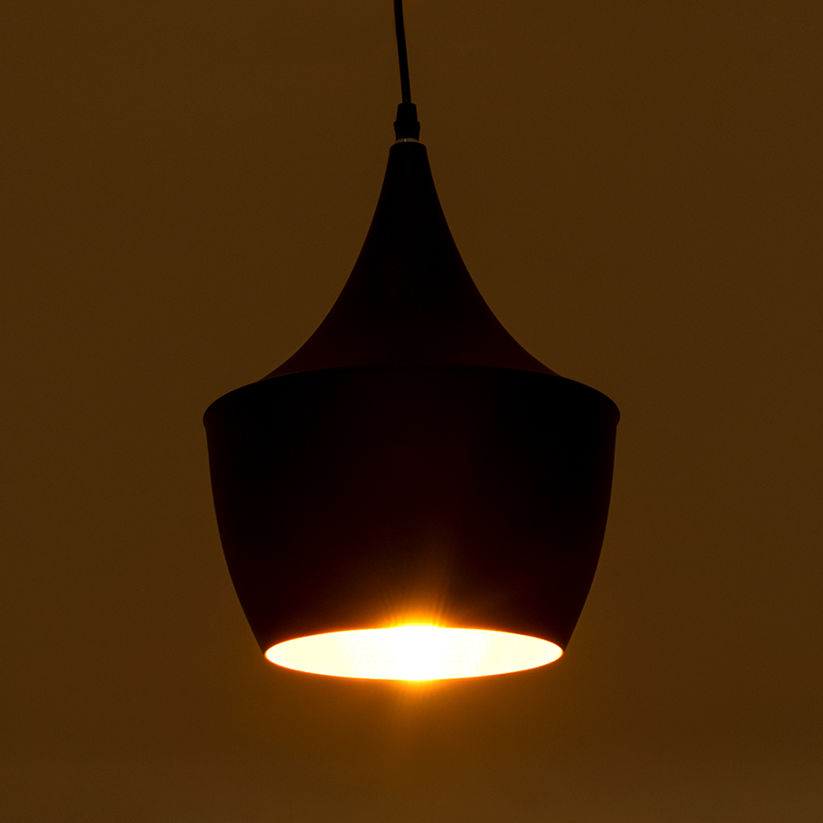 LEDTM® SHANGHAI 01025 Μοντέρνο Κρεμαστό Φωτιστικό Οροφής με Ντουί 3 x E27 AC 220-240V IP20 - Μαύρο & Χρυσό - Μ79.5 x Π79.5 x Υ38cm - Σετ 3 Τεμαχίων - Image 3