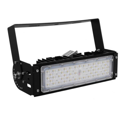 Alternative view of LEDTM® GOLIATH 90100-1 Προβολέας για Γήπεδα Tennis & Ποδοσφαίρου 5x5 LED 50W 7500lm 75°x135° SDCM<5 Fish Eye Lens AC 220-240V Αδιάβροχο IP65 IK08 Φυσικό Λευκό 5000K - Lumileds SMD Chip & Mean Well Driver - Μαύρο Ματ - Μ32 x Π12 x Υ9cm - 5 Χρόνια Εγγύηση