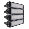 LEDTM® GOLIATH 90100-4 Προβολέας για Γήπεδα Tennis & Ποδοσφαίρου 5x5 LED 200W 30000lm 75°x135° SDCM<5 Fish Eye Lens AC 220-240V Αδιάβροχο IP65 IK08 Φυσικό Λευκό 5000K - Lumileds SMD Chip & Mean Well Driver - Μαύρο Ματ - Μ32 x Π12 x Υ36cm - 5 Χρόνια Εγγύηση - Image 2