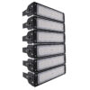 LEDTM® GOLIATH 90100-6 Προβολέας για Γήπεδα Tennis & Ποδοσφαίρου 5x5 LED 300W 45000lm 75°x135° SDCM<5 Fish Eye Lens AC 220-240V Αδιάβροχο IP65 IK08 Φυσικό Λευκό 5000K - Lumileds SMD Chip & Mean Well Driver - Μαύρο Ματ - Μ32 x Π12 x Υ54cm - 5 Χρόνια Εγγύηση - Image 2