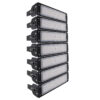 LEDTM® GOLIATH 90100-7 Προβολέας για Γήπεδα Tennis & Ποδοσφαίρου 5x5 LED 350W 52500lm 75°x135° SDCM<5 Fish Eye Lens AC 220-240V Αδιάβροχο IP65 IK08 Φυσικό Λευκό 5000K - Lumileds SMD Chip & Mean Well Driver - Μαύρο Ματ - Μ32 x Π12 x Υ63cm - 5 Χρόνια Εγγύηση - Image 2