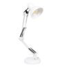 LEDTM® DESK 01539 Μοντέρνο Επιτραπέζιο Φωτιστικό Πορτατίφ με Ντουί 1 x E27 AC 220-240V IP20 - Λευκό - Μ15 x Π15 x Υ67cm - Image 2