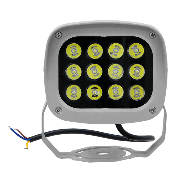 LEDTM® FLOODXENA 05015 Προβολέας Σποτ Wall Washer LED 12W 1440lm 10° AC 220-240V Αδιάβροχο IP65 Ψυχρό Λευκό 6000K - Bridgelux SMD Chip - Γκρι Ανθρακί - Μ13.5 x Π11 x Υ15cm - 3 Χρόνια Εγγύηση - Image 2