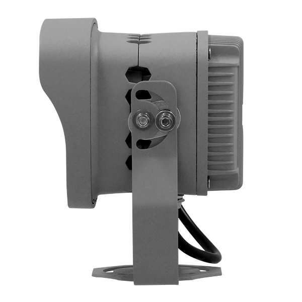 LEDTM® FLOODXENA 05015 Προβολέας Σποτ Wall Washer LED 12W 1440lm 10° AC 220-240V Αδιάβροχο IP65 Ψυχρό Λευκό 6000K - Bridgelux SMD Chip - Γκρι Ανθρακί - Μ13.5 x Π11 x Υ15cm - 3 Χρόνια Εγγύηση - Image 3