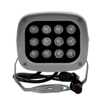 Alternative view of LEDTM® FLOOD-XENA 05021 Προβολέας Σποτ Wall Washer LED 24W 2400lm 10° AC 24V Αδιάβροχο IP65 RGB - Anthracite Grey - L13.5 x W11 x H15cm - 3 Years Warranty