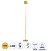 LEDTM® NEGA 60479 Μοντέρνο Επιδαπέδιο Φωτιστικό LED 2.2W 154lm 360° DC 5V με USB 2.0 με Επαναφορτιζόμενη Μπαταρία Li-ion 3.7V 4000mAh IP44 Θερμό Λευκό 2700K με Αφή Dimmable - Lumileds SMD Chip - Χρυσό Πλατίνα - Μ10 x Π10 x Υ135cm - 2 Χρόνια Εγγύηση - Image 2