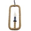 LEDTM® LINDELL 10001110 Vintage Κρεμαστό Φωτιστικό Οροφής με Ντουί 1 x E14 AC 220-240V IP20 - Μπεζ & Μαύρο - Μ18 x Π18 x Υ33cm - Image 2