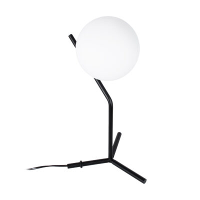 Alternative view of LEDTM® ELFIS 01100 Μοντέρνο Επιτραπέζιο Φωτιστικό Πορτατίφ με Ντουί 1 x E27 AC 220-240V IP20 - Μαύρο & Λευκό - Μ22 x Π27 x Υ41cm